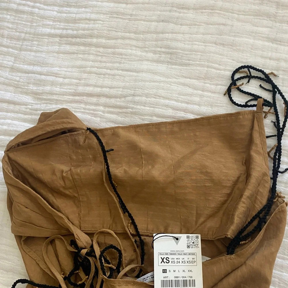 Zara Beaded Asymmetrical Top - Picture 3 of 5